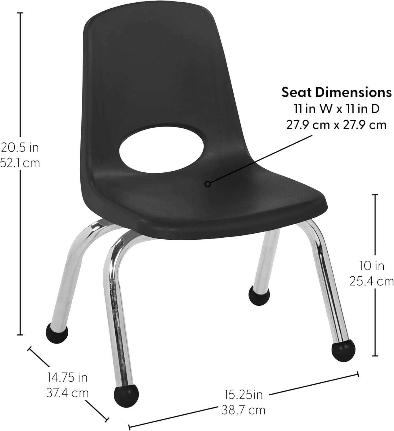 Factory Direct Partners Stacking Classroom Chair ( Set of 6 ) (Set of 6)