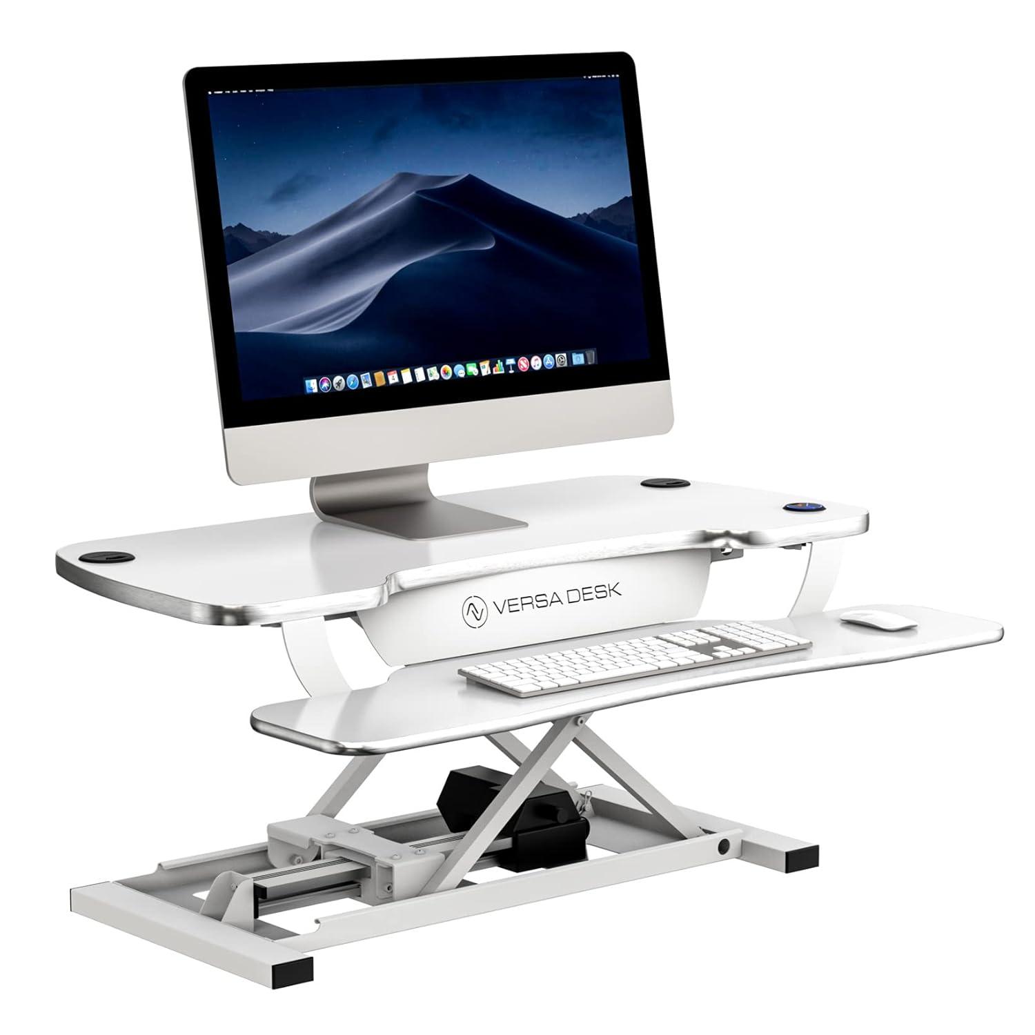 VERSADESK VersaDesk PowerPro Electric Height Adjustable Desk Converter w/ USB Charging Port