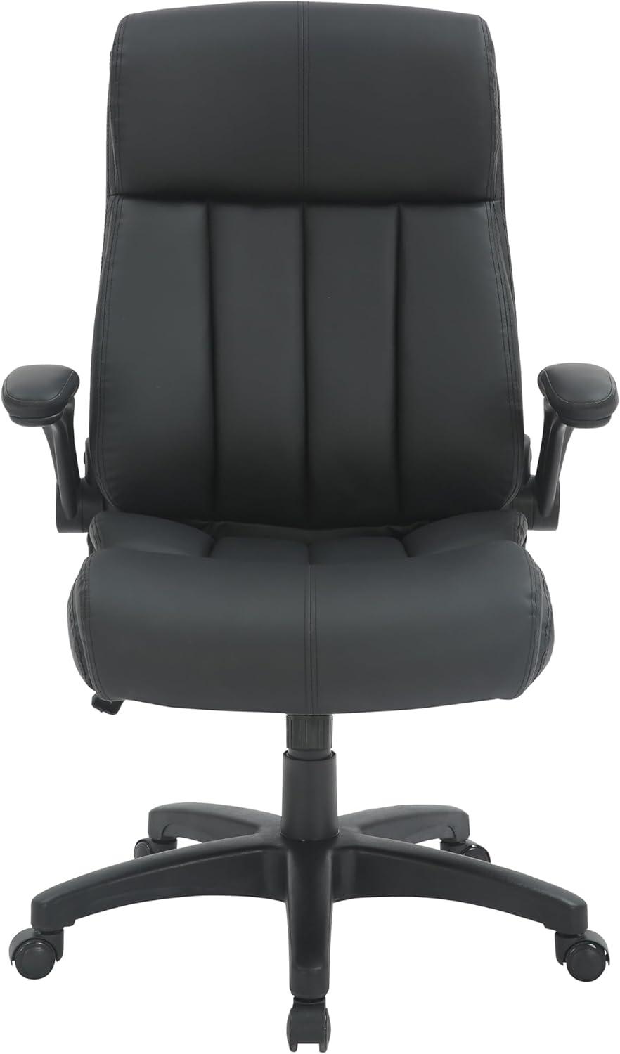 Winston Porter Baillie Medium Back Executive Office Chair with Flip-Up Arms