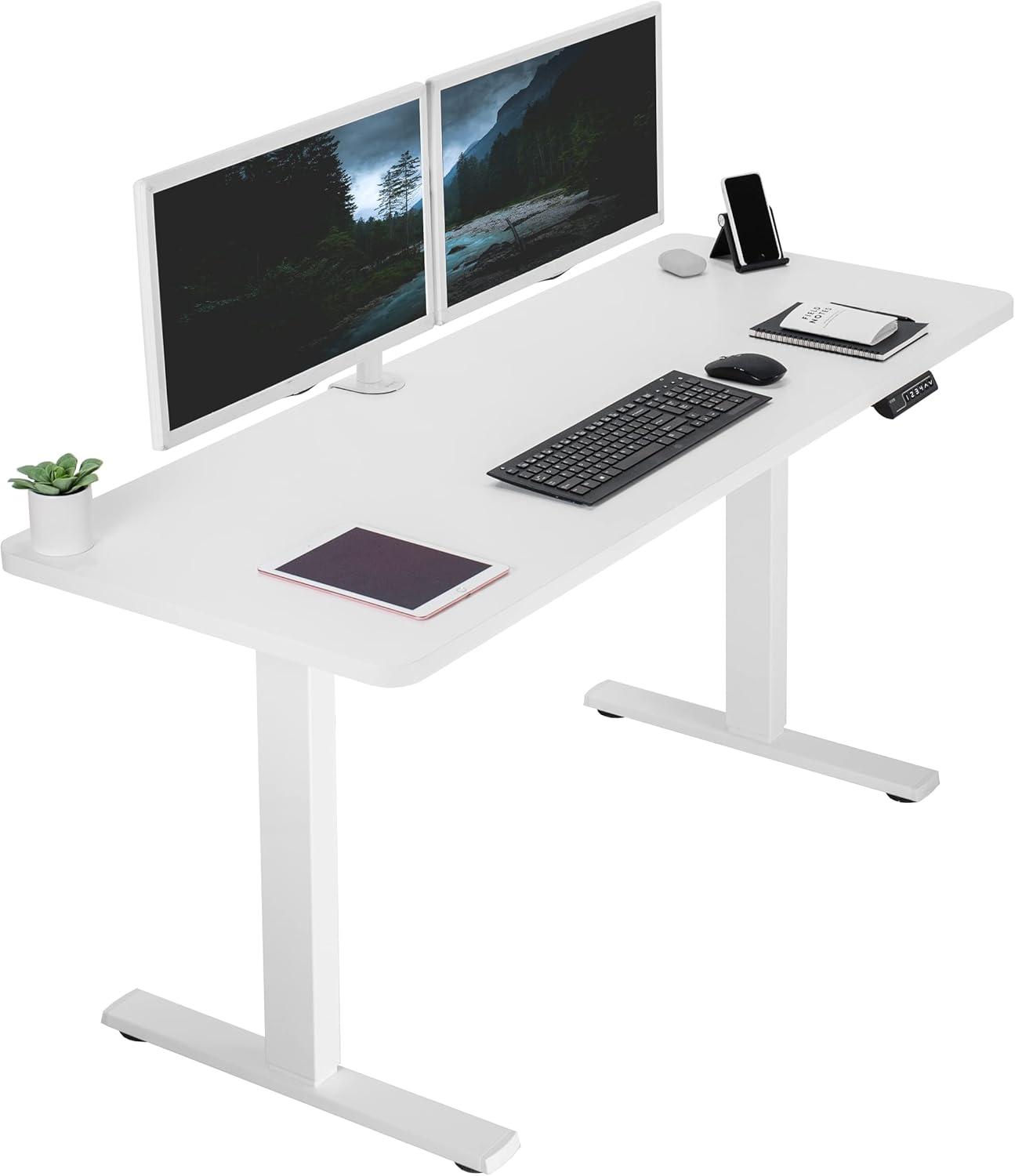 Adjustable Metal Base Standing Desk