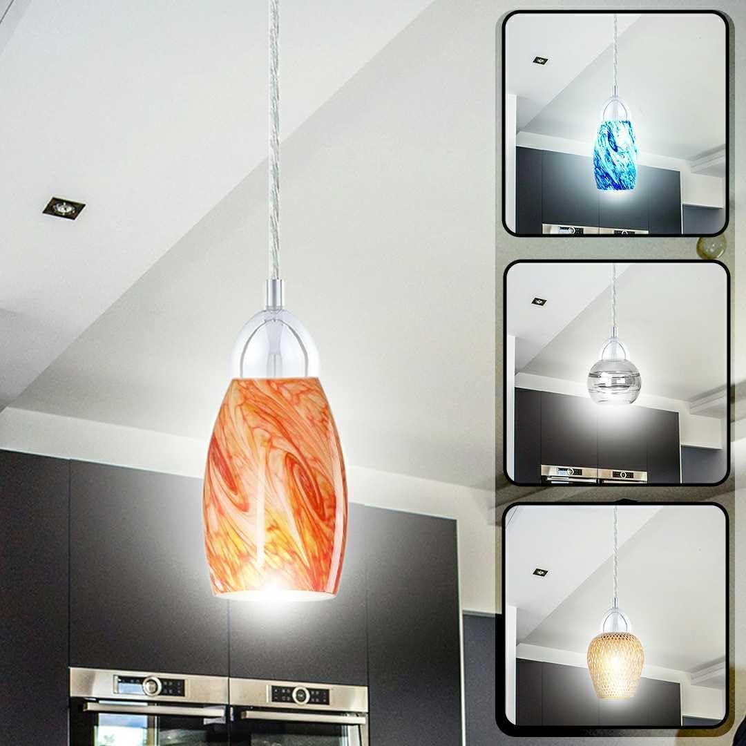 Chrome Adjustable Mini Pendant Light for Kitchen