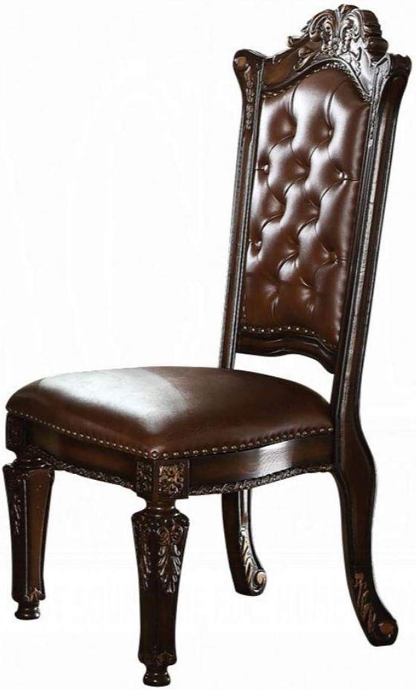 Vendome Faux Leather Upholstered Side Chair