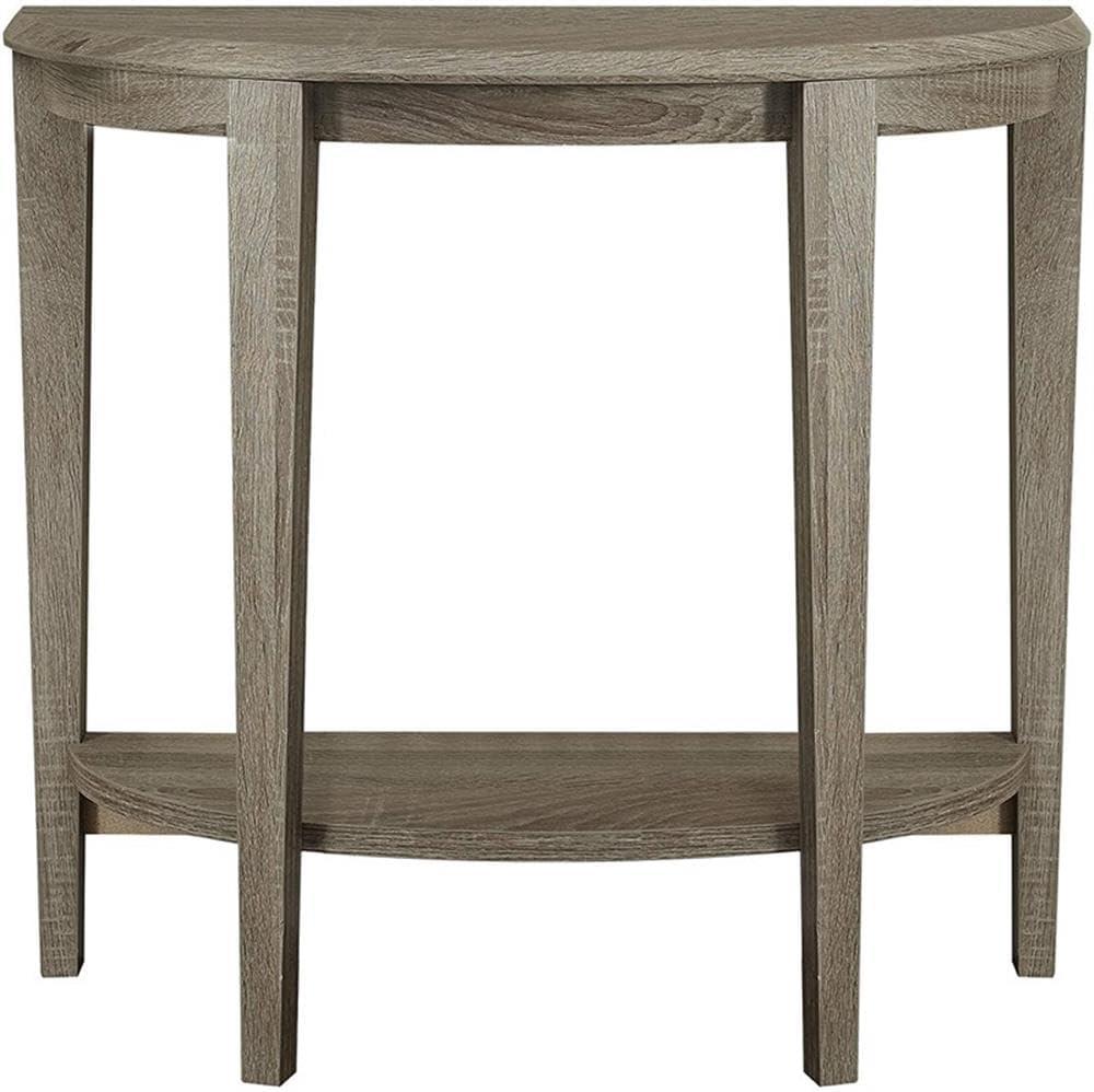 Monarch Specialties Accent Table Console Entryway Narrow Sofa Living Room Bedroom Brown Laminate Contemporary Modern