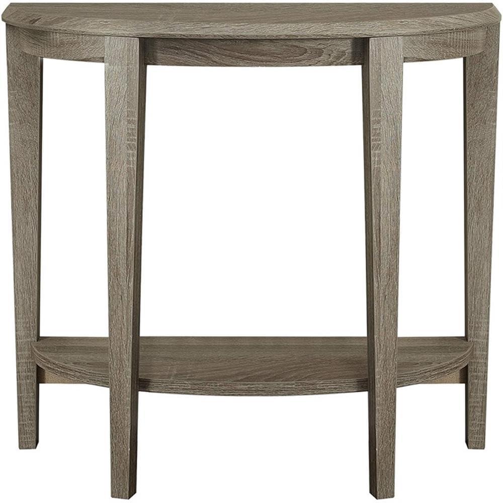 Monarch Specialties Accent Table Console Entryway Narrow Sofa Living Room Bedroom Brown Laminate Contemporary Modern