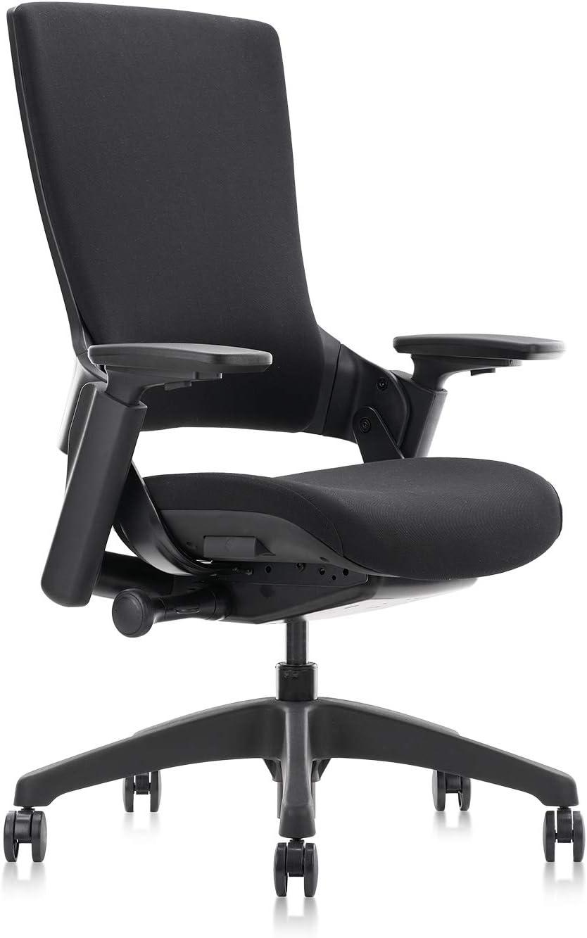 High Back Executive Black Mesh Office Chair with Adjustable Arms