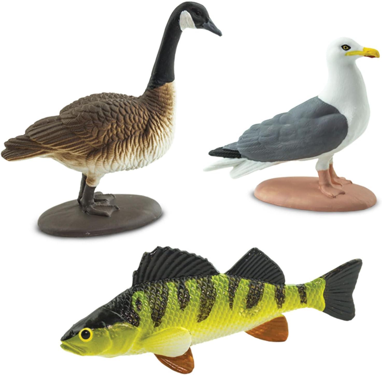 Great Lakes Fauna Explorer Toob - 10 Hand-Painted Miniature Animal Figurines