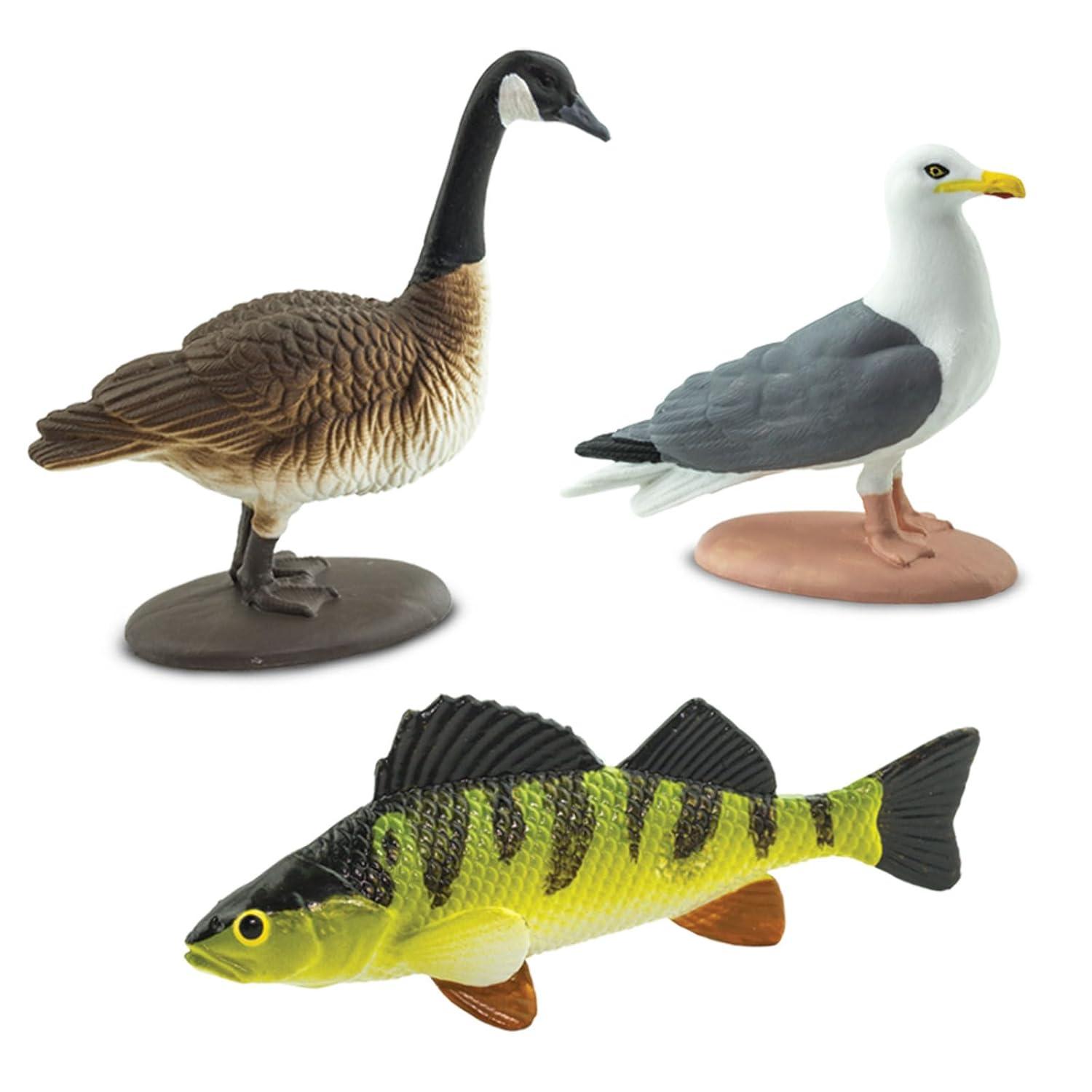 Great Lakes Fauna Explorer Toob - 10 Hand-Painted Miniature Animal Figurines