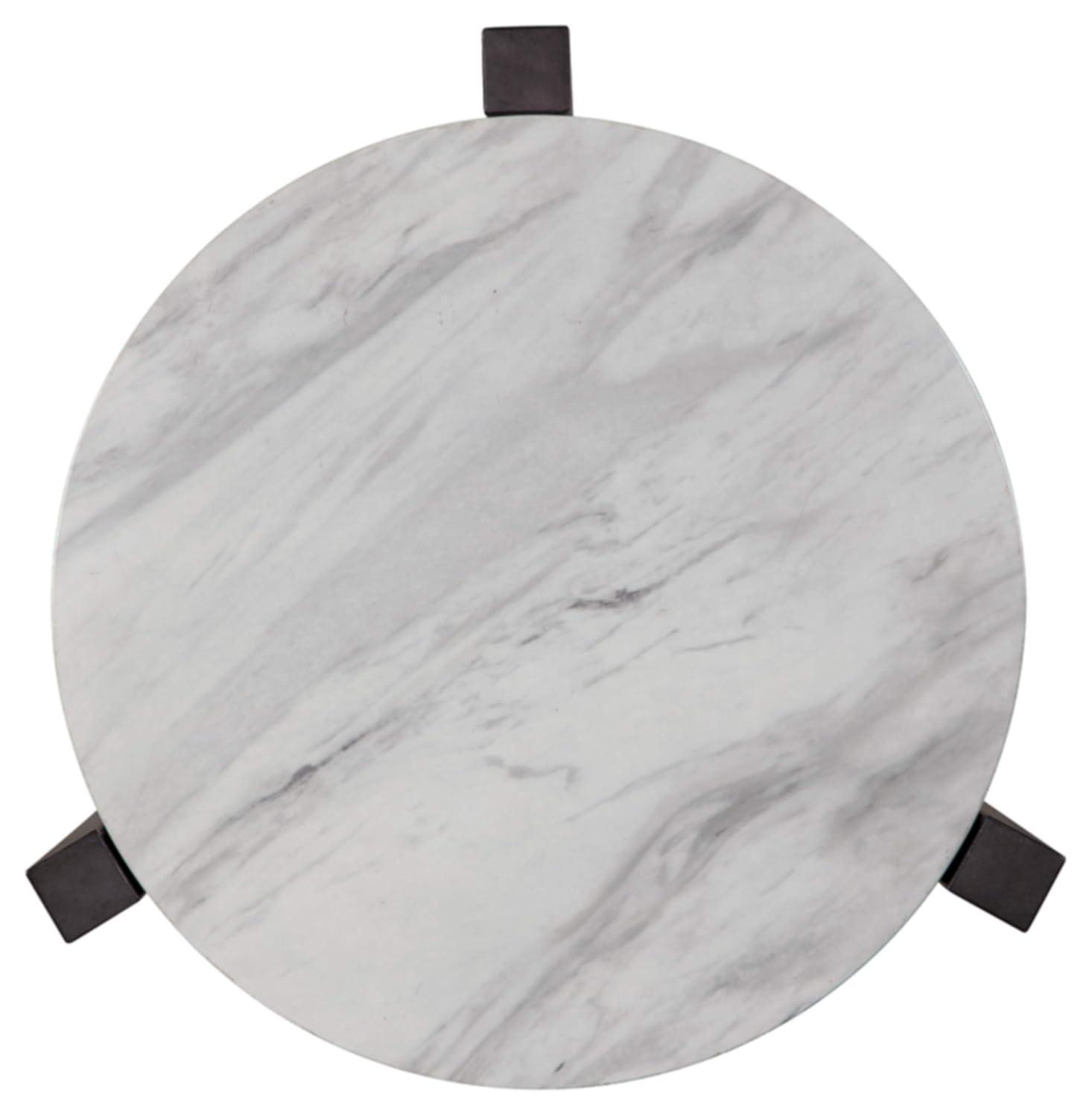 Signature Design by Ashley Casual Briarsboro Accent Table (Set of 2) White/Black