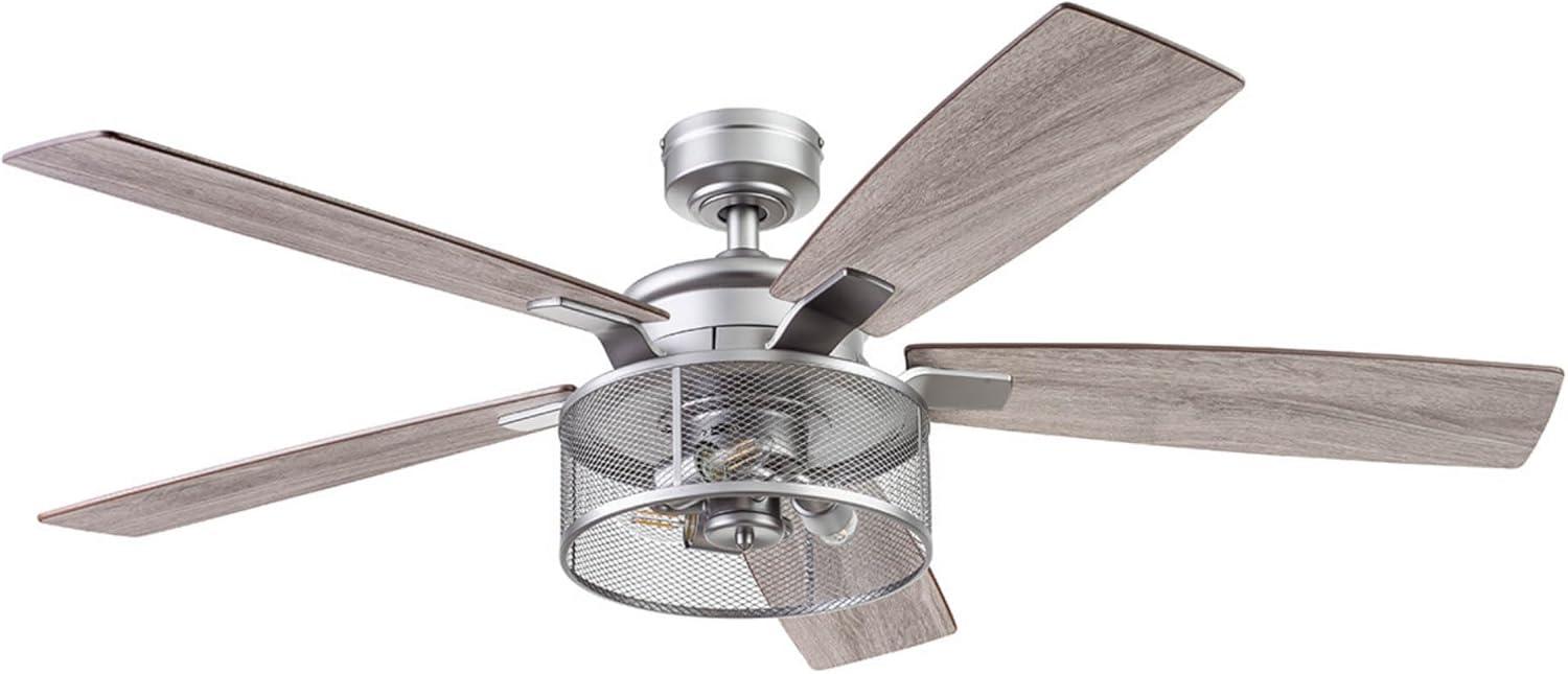 Carnegie 52" Ceiling Fan with LED Lights and Remote Included