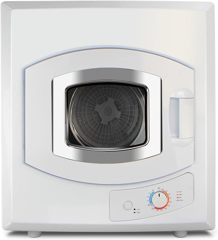 Barton Tumble Dryer White Heat Control Automatic Portable Electric RV 2.6 cu ft