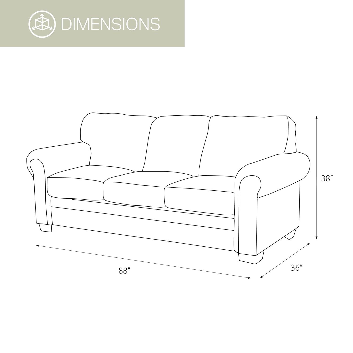 American Furniture Classics Model 8505-20 Buckskin Sleeper Sofa