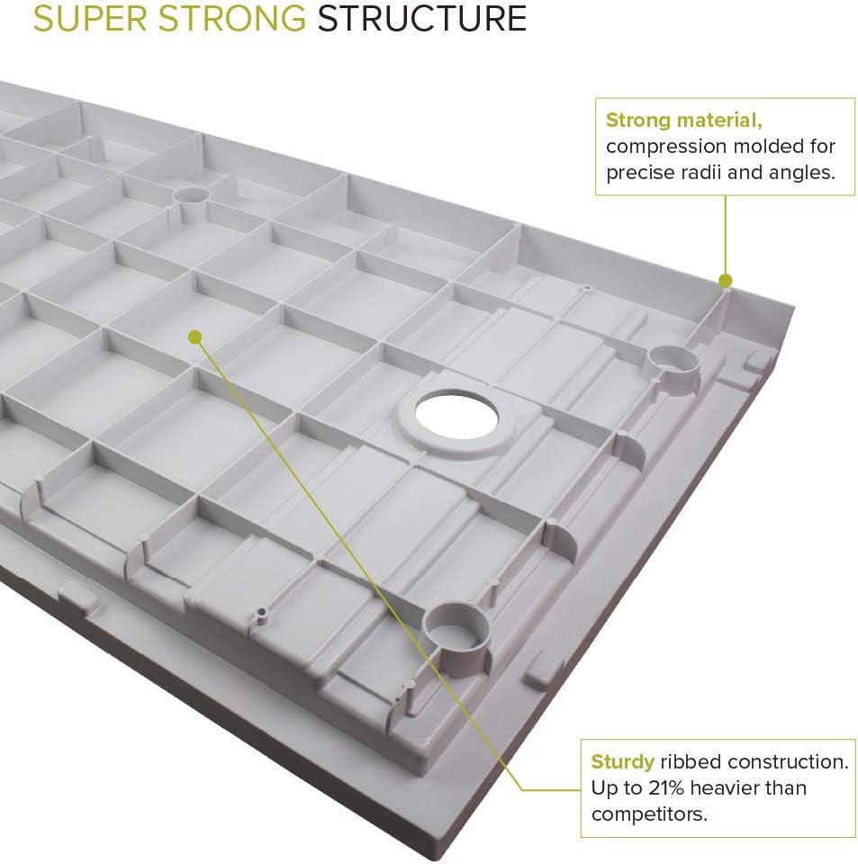 60'' W 32'' D Rectangular Single Shower Base