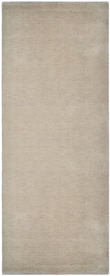 Rugsotic Carpets Alfombras Hechas a Mano Telar Anudado Redondo 10'x10' Lana Beige para Uso en Interiores