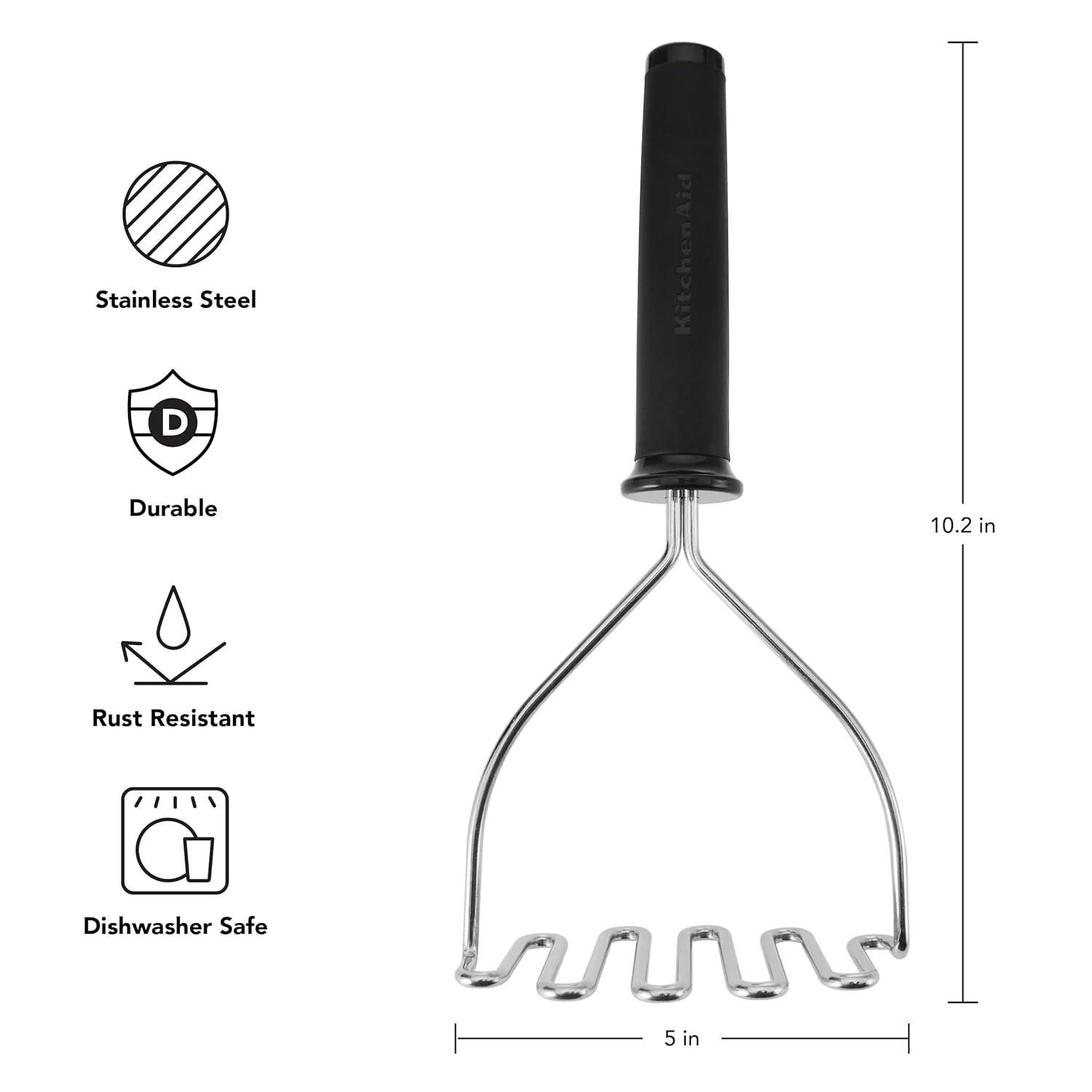 KitchenAid® KitchenAid® Gourmet Stainless Steel Wire Masher, 10.24-Inch