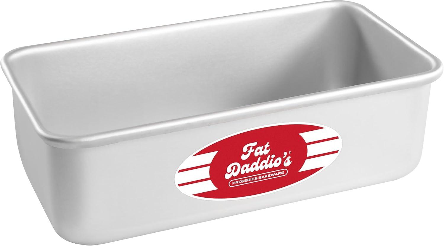 Fat Daddio's BP-5643 Anodized Aluminum Bread Loaf Pan, 9 x 5 x 2.5 inch