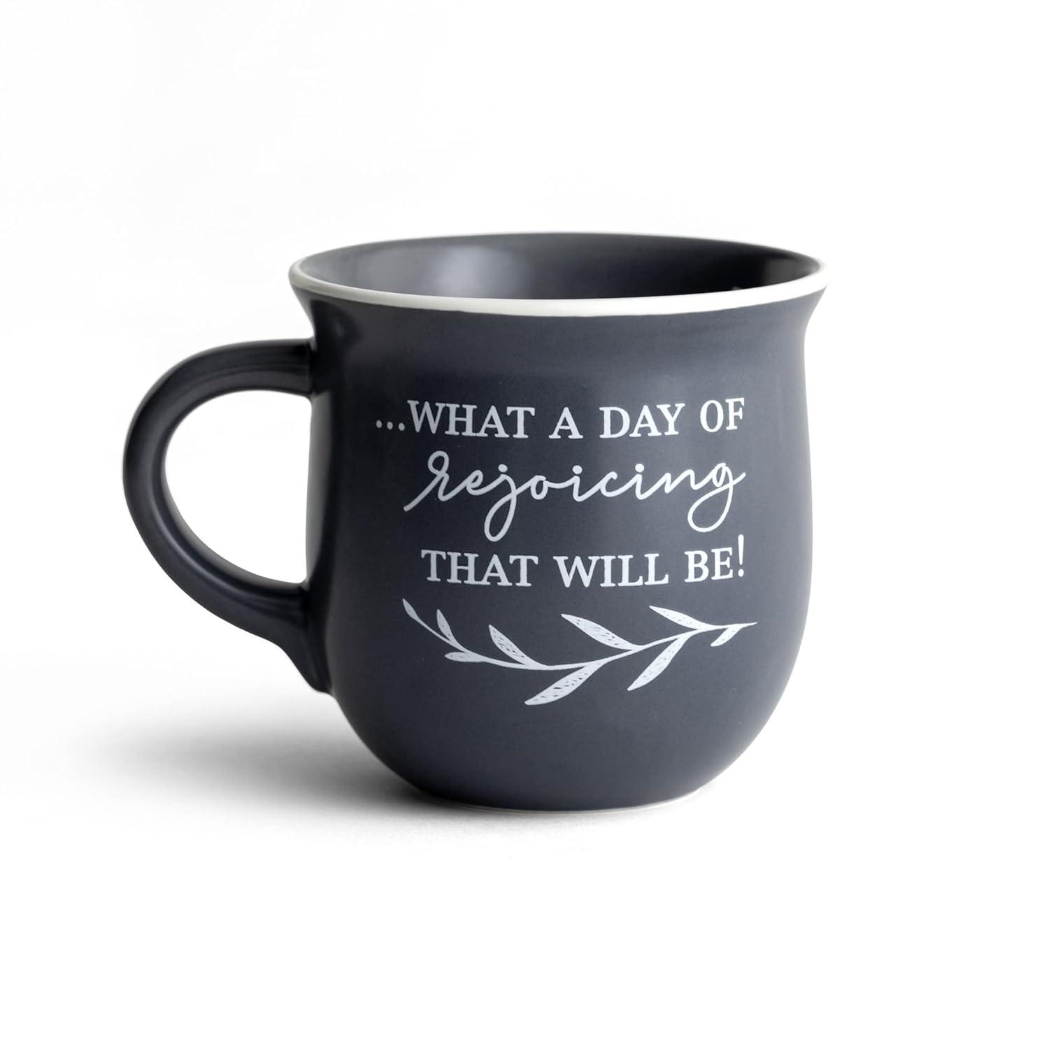 DaySpring - When We All Get to Heaven Ceramic Coffee Mug, 14oz, Gray