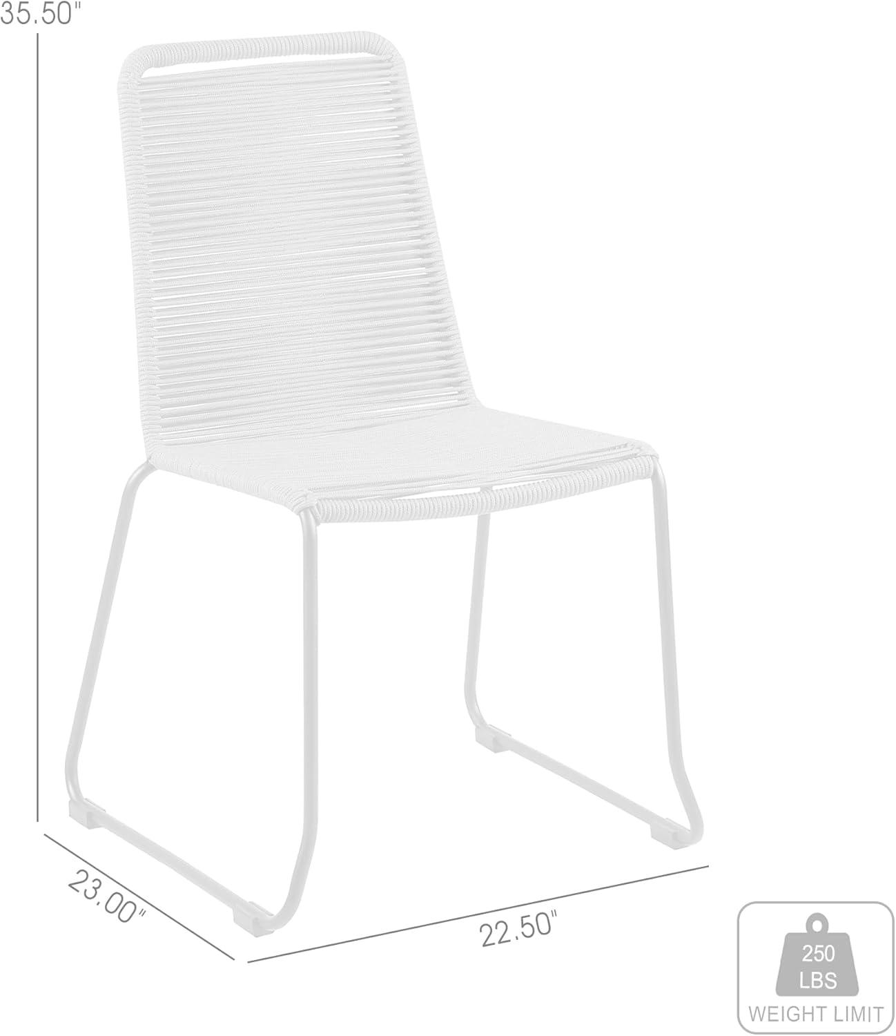 Edara Outdoor Stacking Dining Side Chair