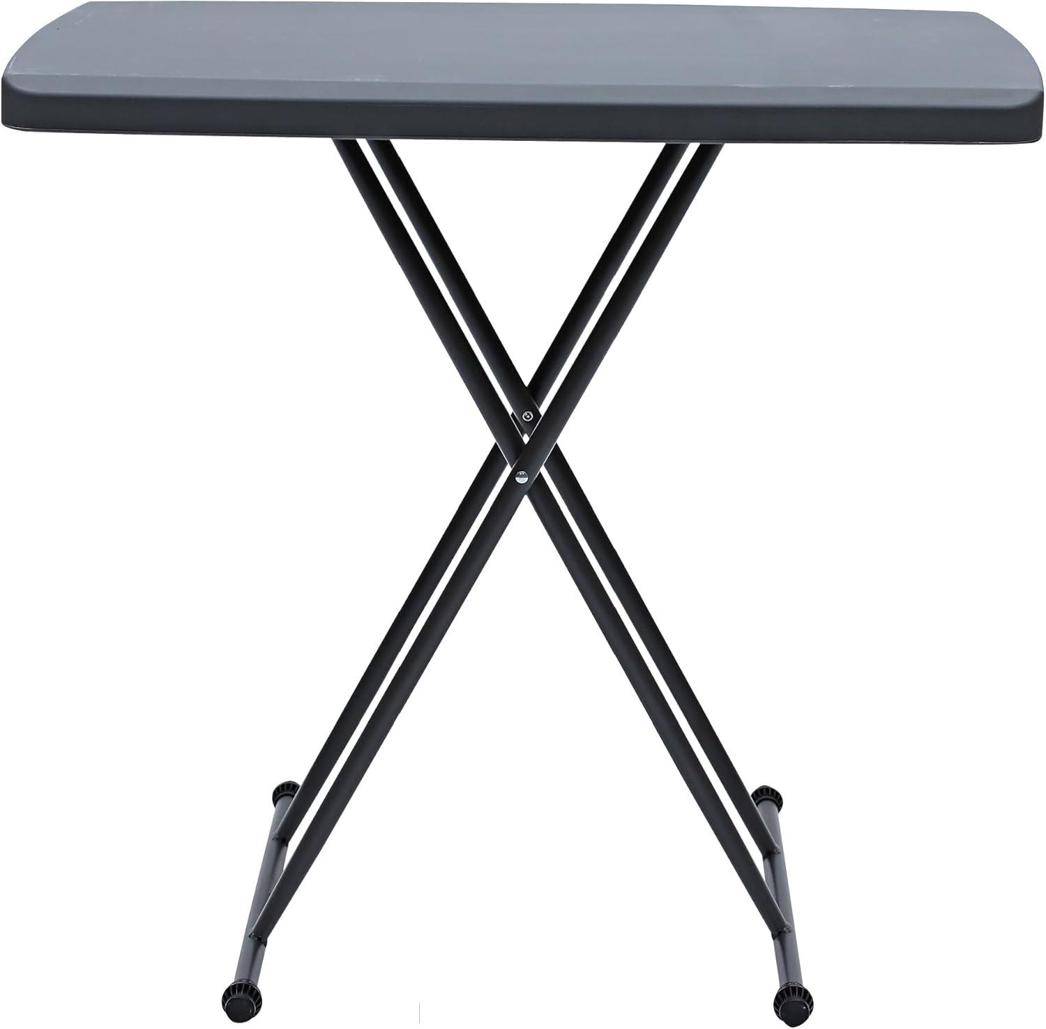 IndestrucTableTOO 30'' Rectangular Adjustable Folding Table