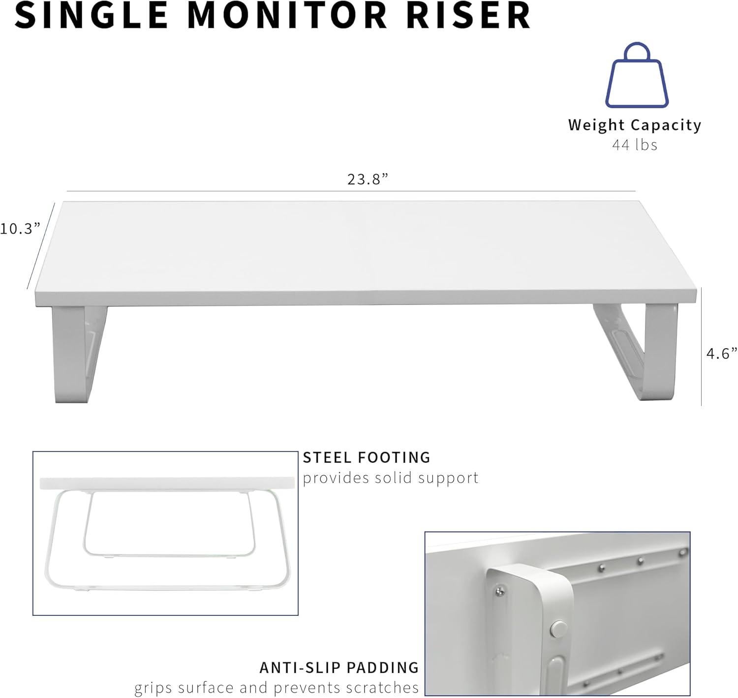 Vivo White Monitor Riser