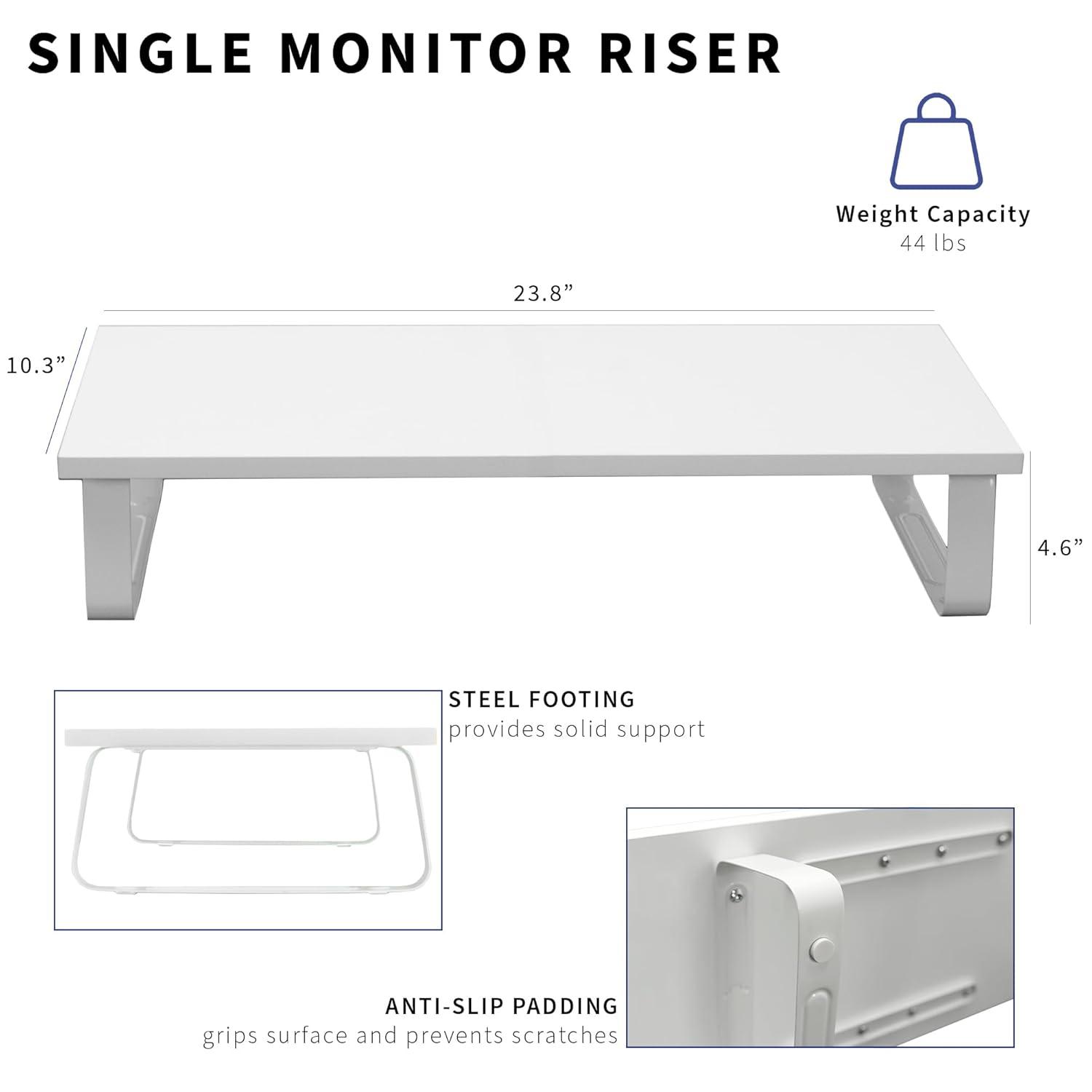 Vivo White Monitor Riser