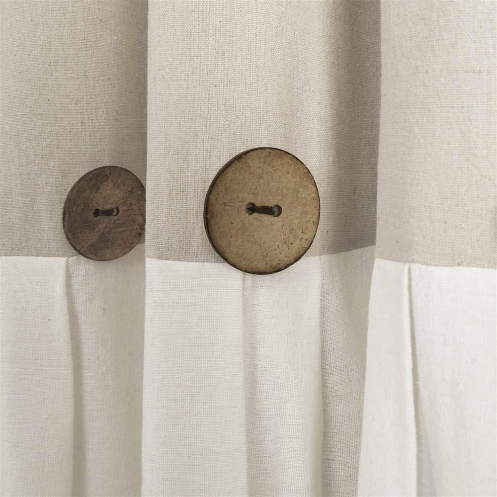 Lush Decor Beckham Semi Sheer Curtain Single Panel