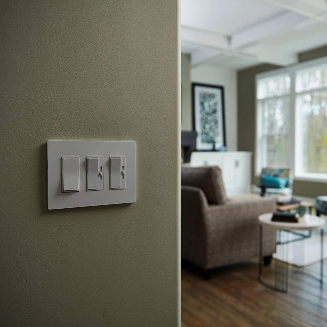 Legrand Radiant 3-Gang Decorator Rocker Screwless Wall Plate