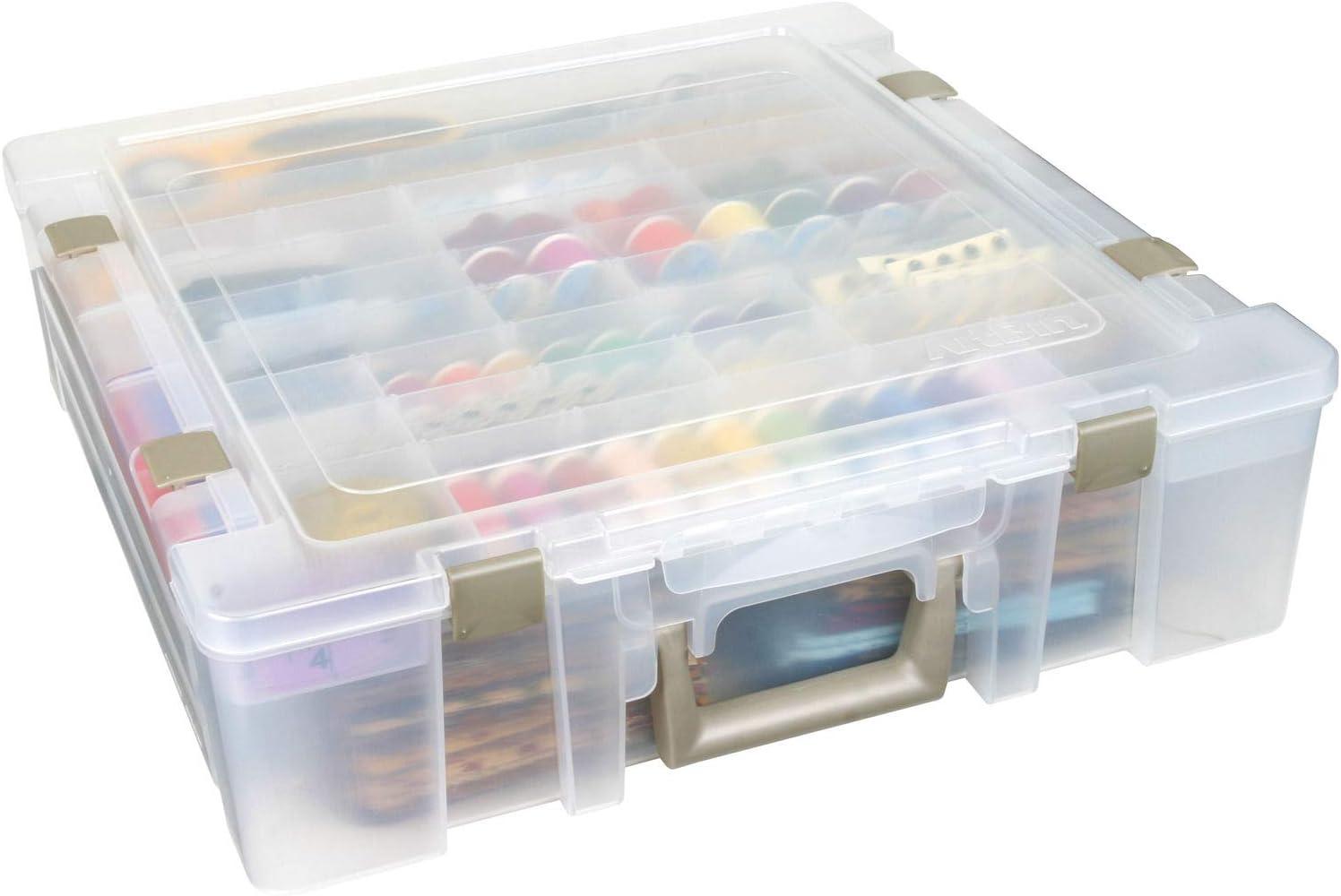 ArtBin Super Satchel Deluxe-17.25"X16.75"X5" Translucent