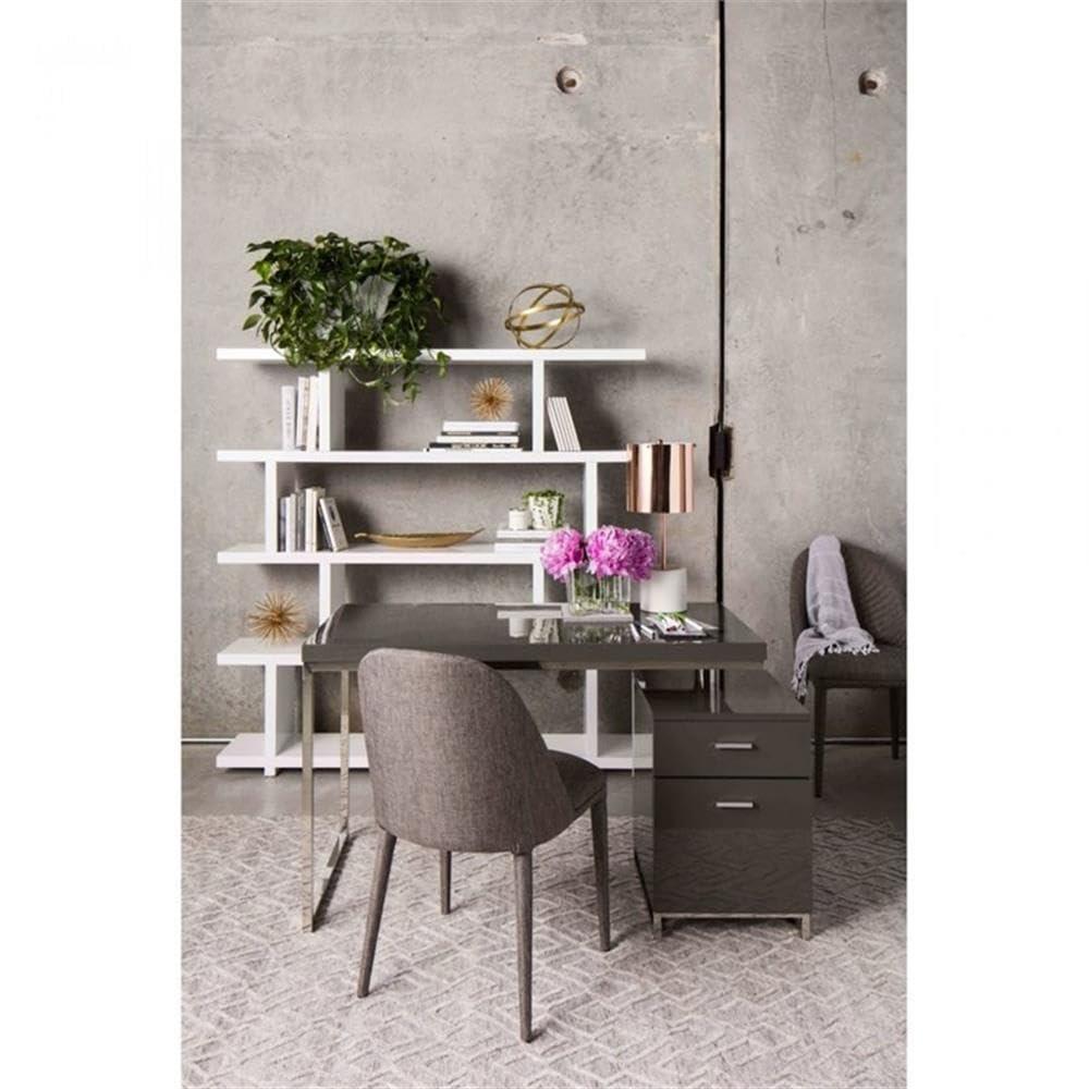 Modern Staggered Bookshelf (63")