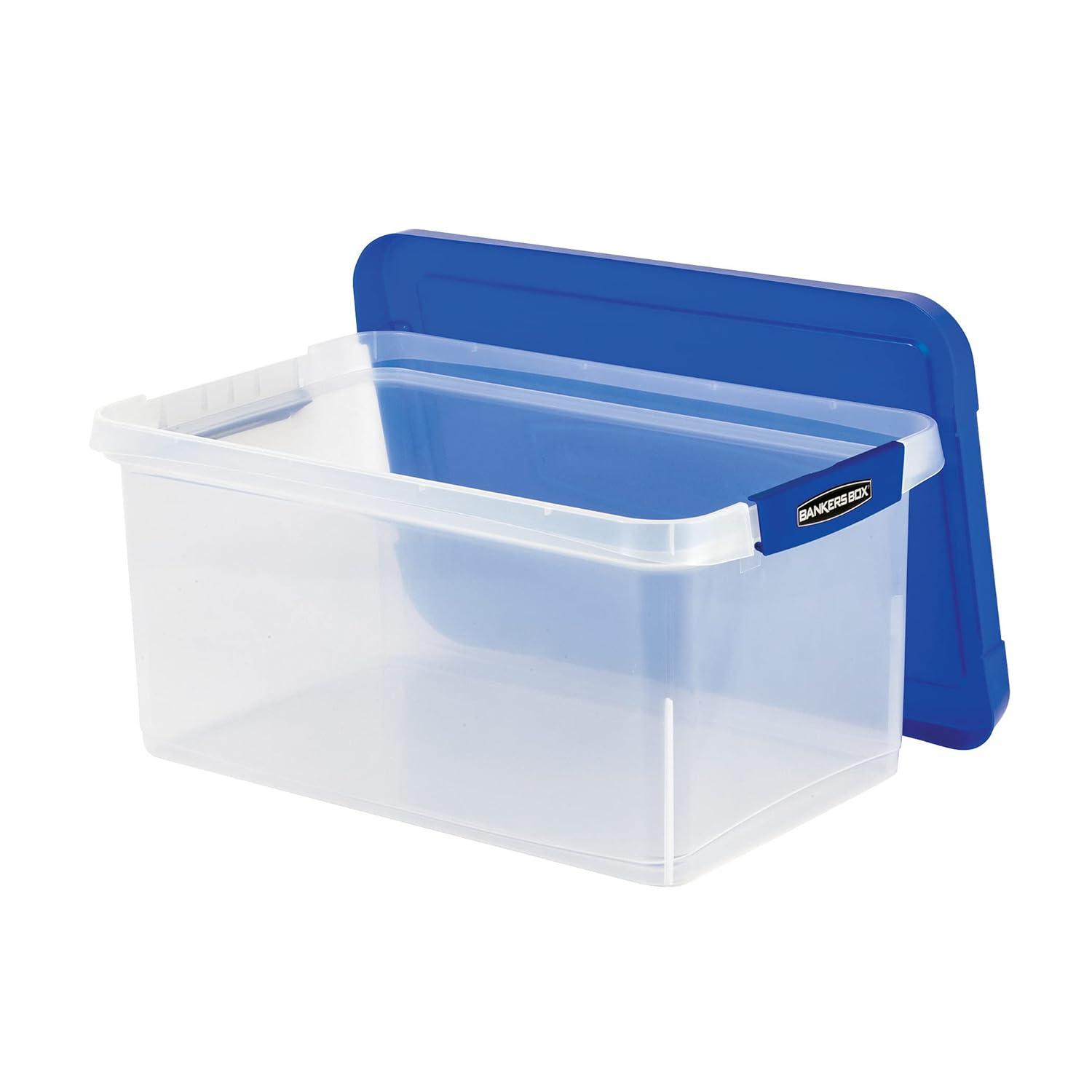 Fellowes 20 Liter Plastic Bankers Box Heavy-Duty File Box