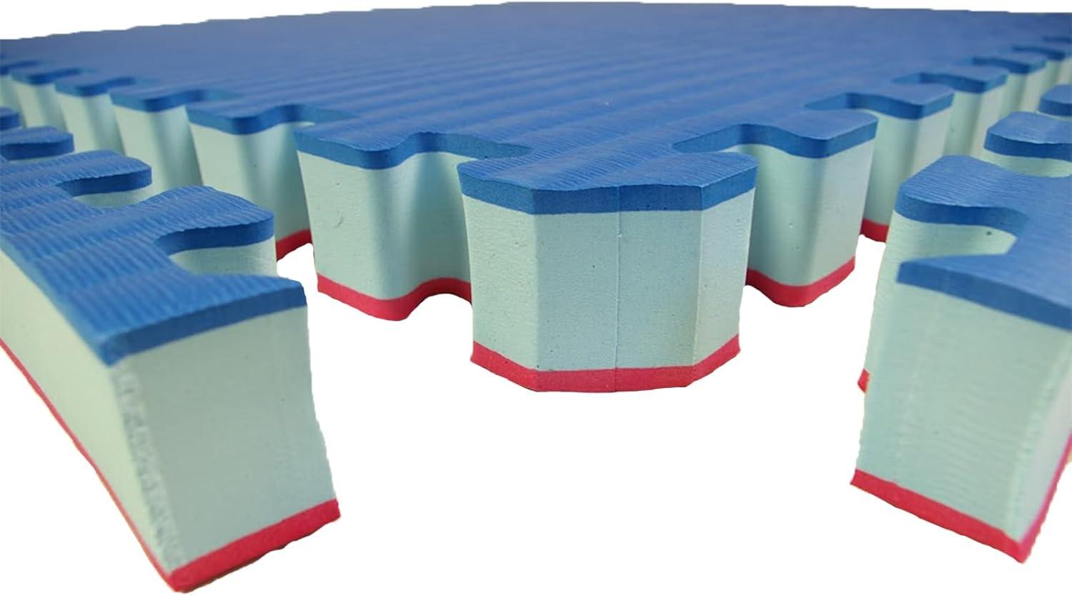 Greatmats Home BJJ MMA Puzzle Mats for Judo, Jiu Jitsu, Black/Gray Tatami finish 10 Pack, 2x2 ft x 1.5 inch