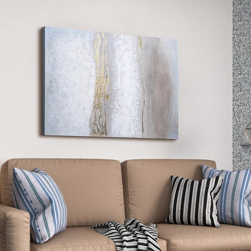 Empire Art Direct Golden Winter Textured Metallic Hand Painted Wall Art by Martin Edwards