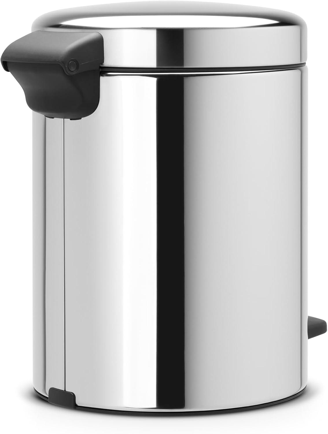 Brabantia NewIcon Step On Trash Can, 1.3 Gallon (5 Liter)