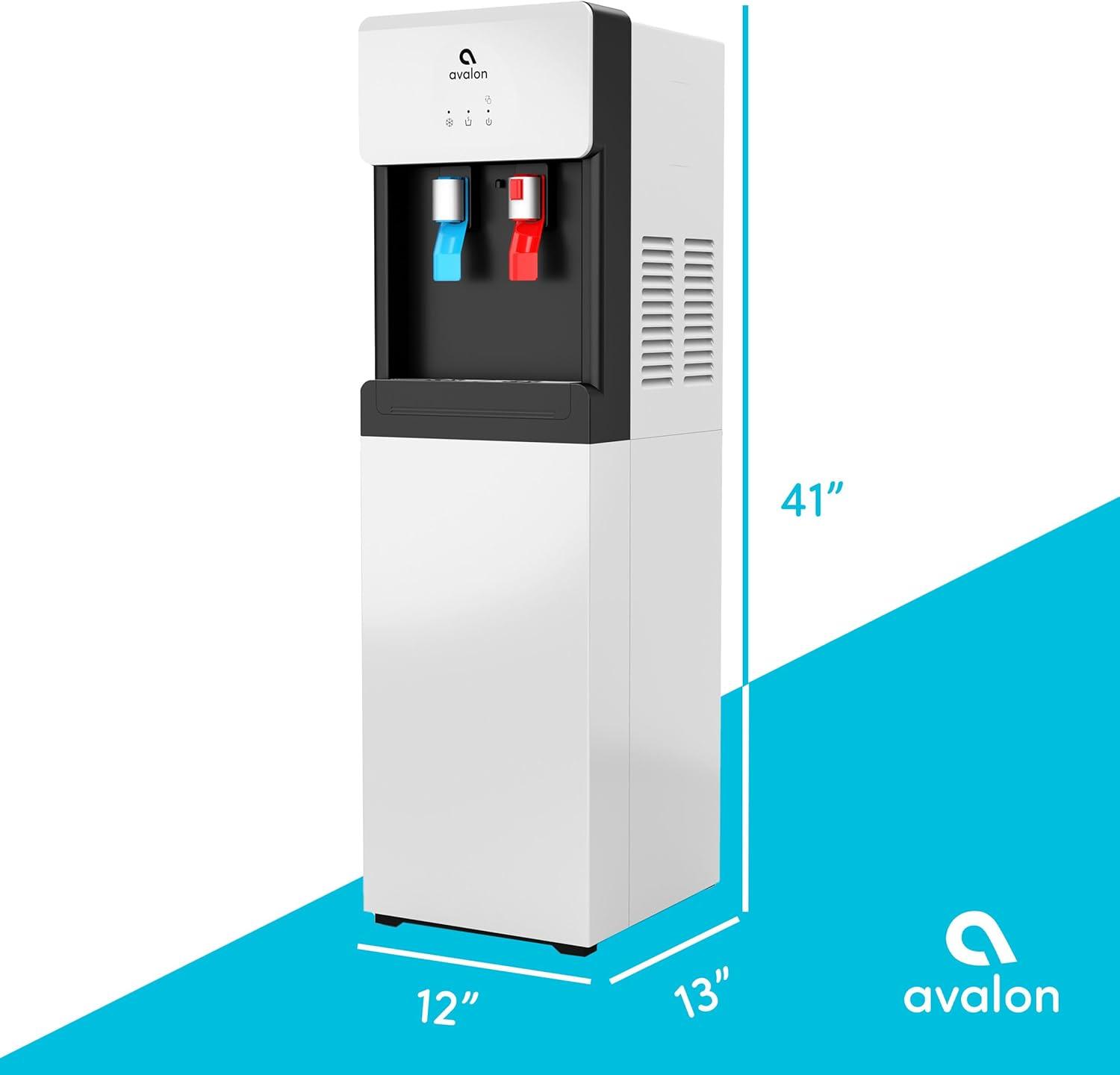 Avalon Touchless Bottom Loading Water Cooler Hot/Cold UL Energy Star, White