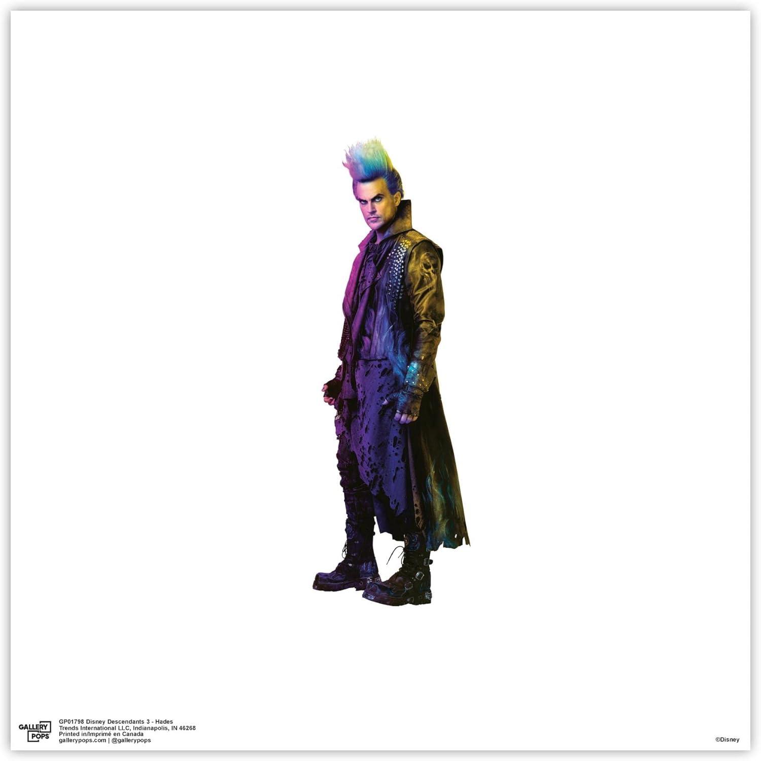 Disney Descendants 3 Hades Multicolor 12" x 12" Wall Art