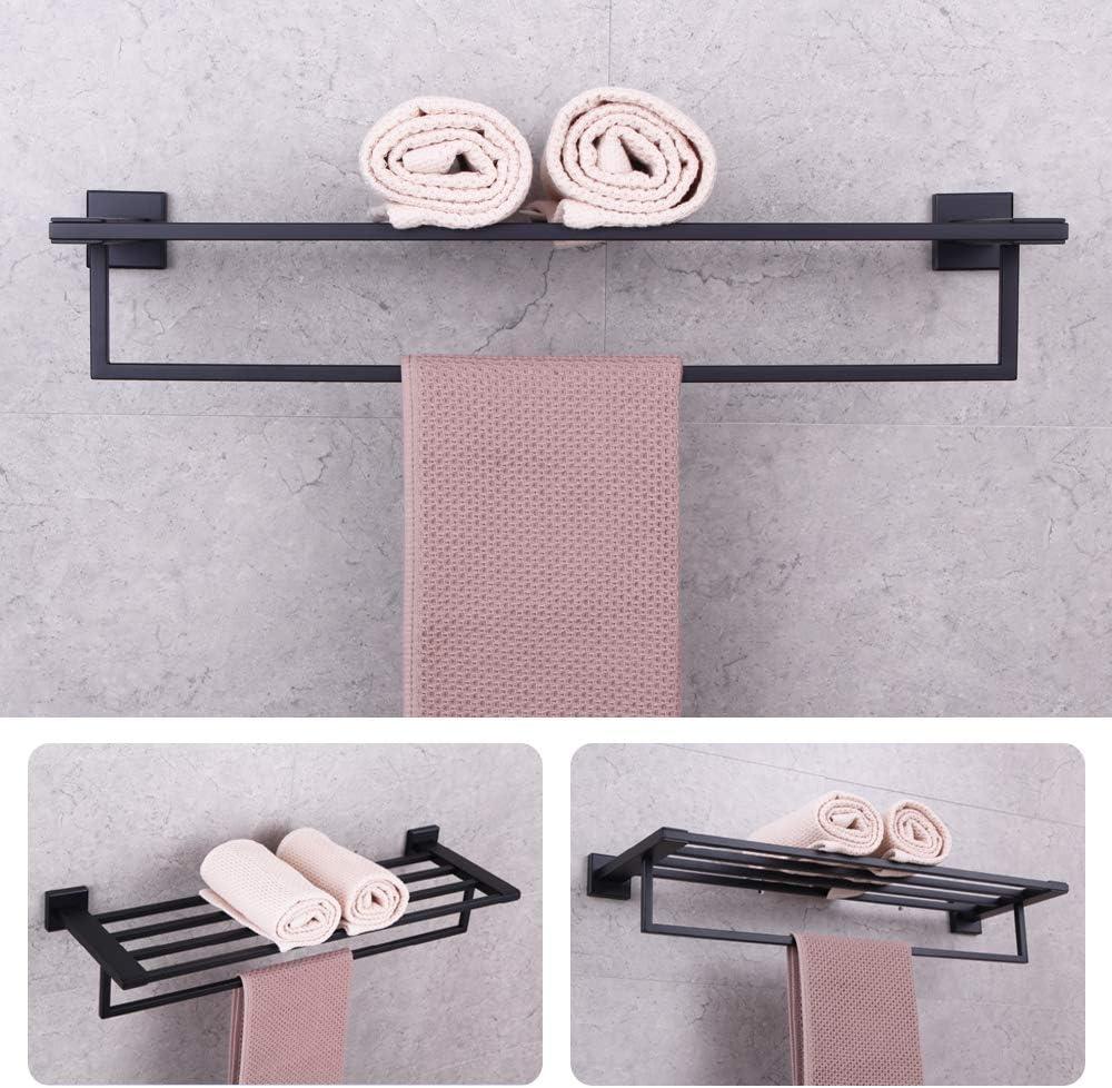 24" Bathroom Towel Rack Wall Mounted