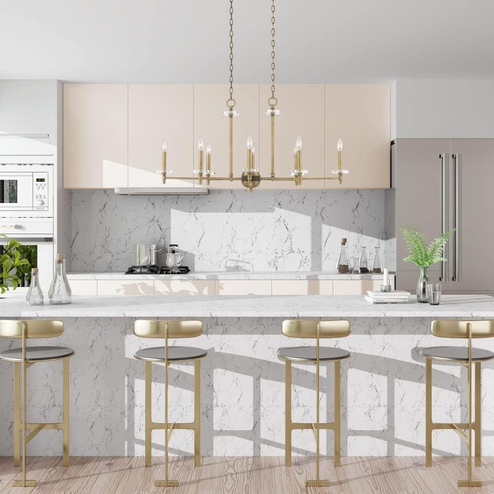 Willa Arlo™ Interiors Christofer 8 - Light Dimmable Transitional Linear Chandelier