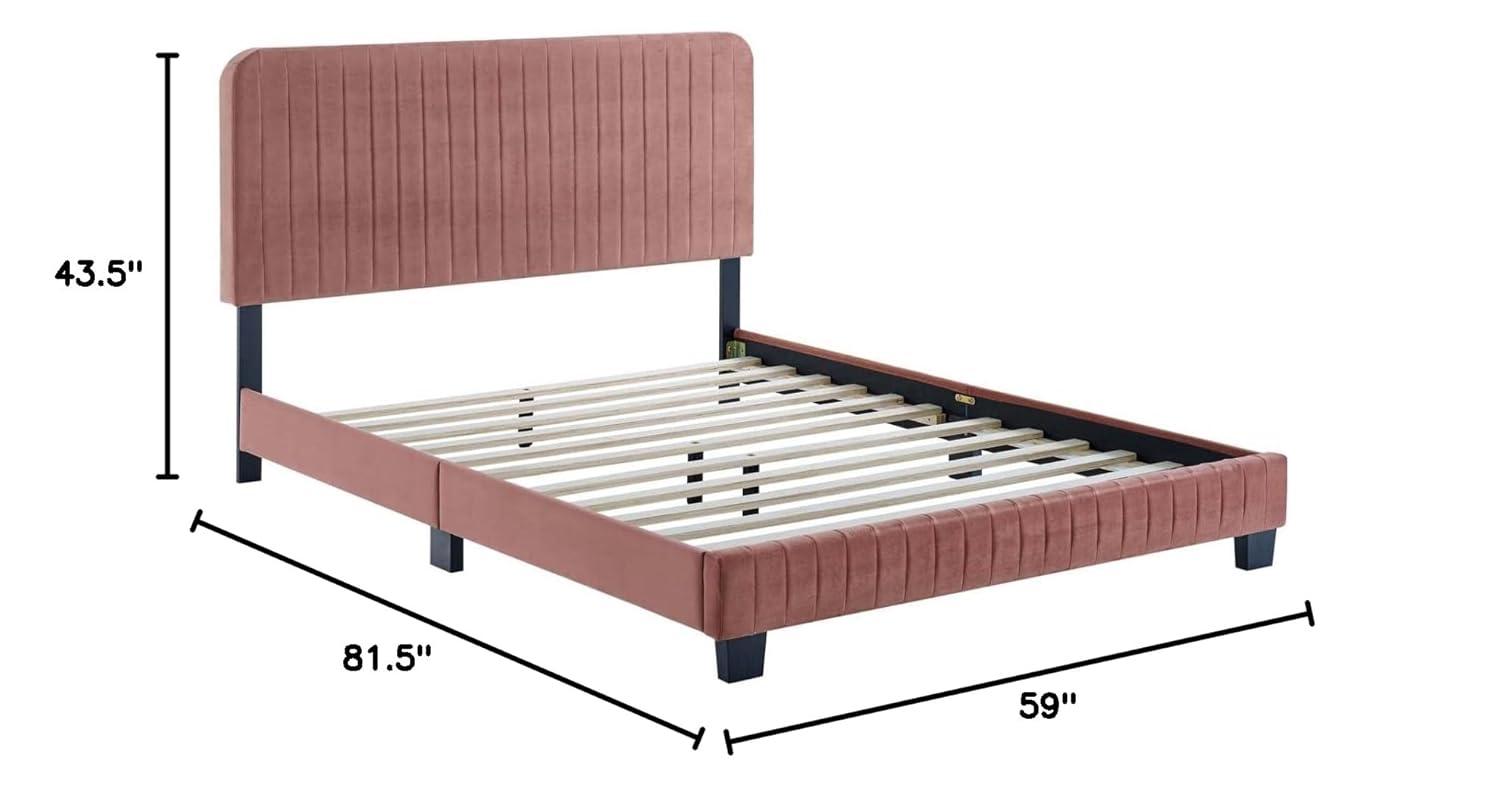 Celine Upholstered Standard Bed