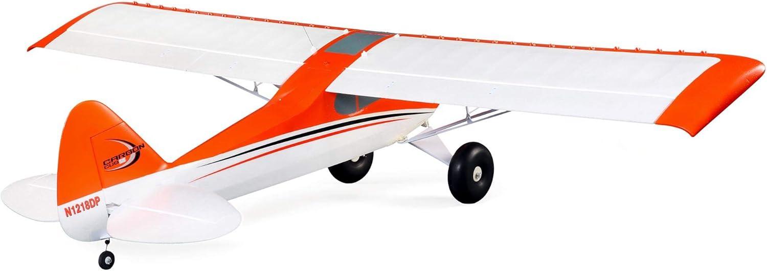 E-flite RC Airplane Carbon-Z Cub SS 2.1m BNF Basic Transmitter Battery and Charger Not Included with AS3X and SAFE Select EFL124500 Airplanes B&F Electric