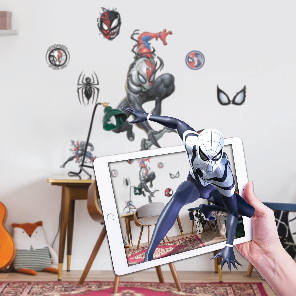 Venomized Spider-Man 27" Wall Decals with 3D Augmented Reality