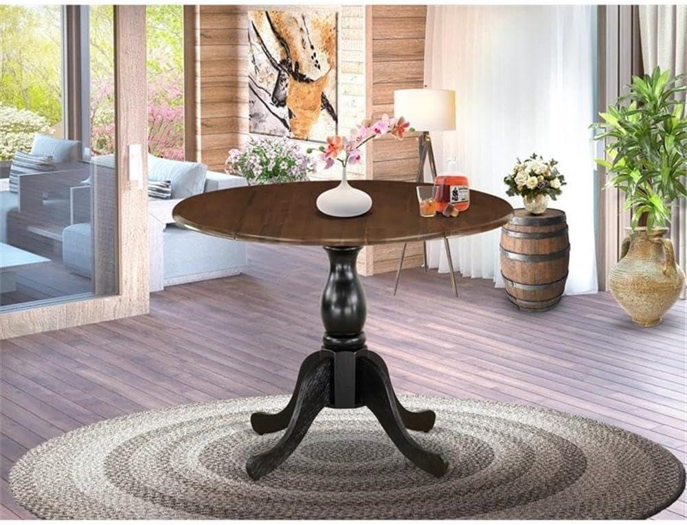 Dublin Extendable Round Solid Wood Dining Table