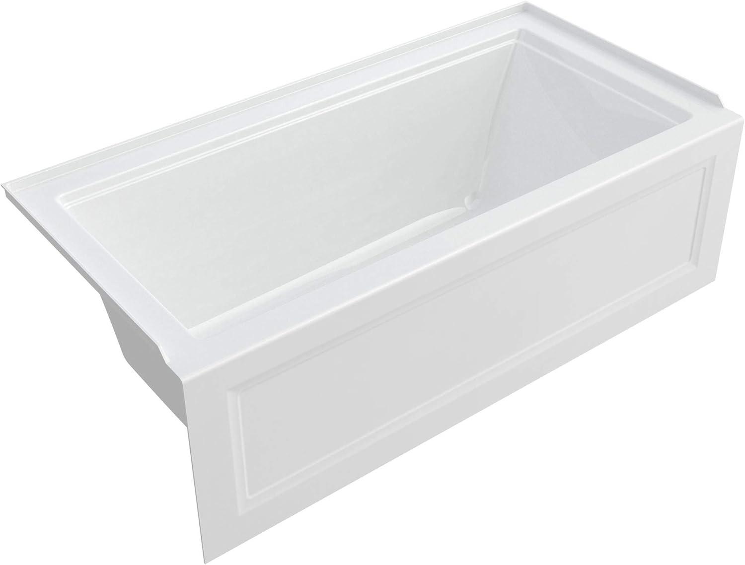 Town Square S 60'' x 30'' Alcove / Tile In Soaking Fiberglass Bathtub