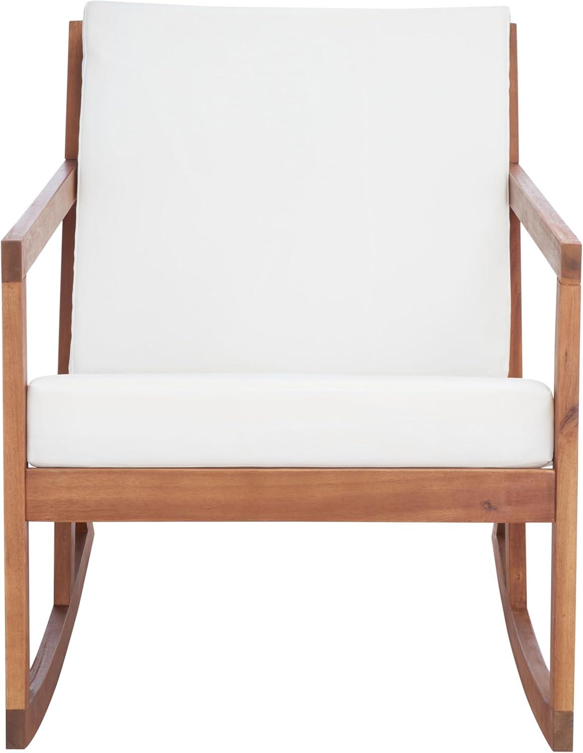 Vernon Rocking Chair Indoor/Outdoor - PAT7013 - Natural/Beige - Safavieh