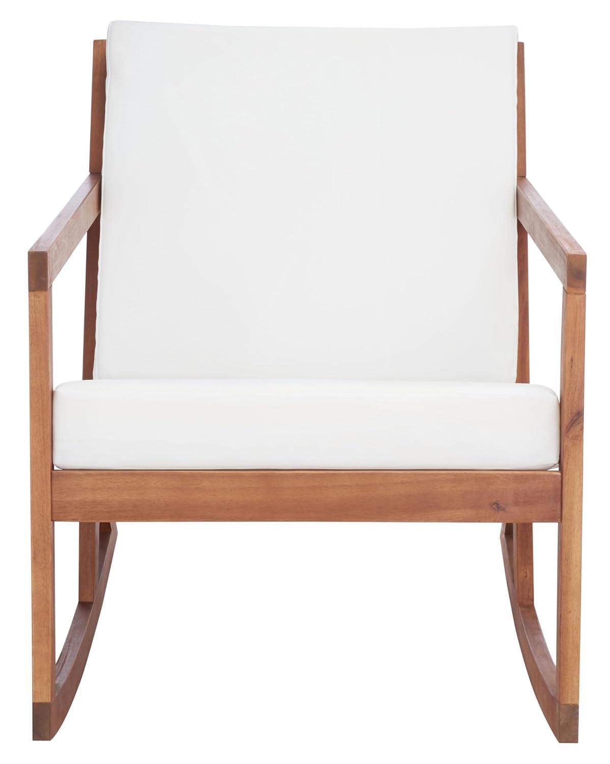 Vernon Rocking Chair Indoor/Outdoor - PAT7013 - Natural/Beige - Safavieh