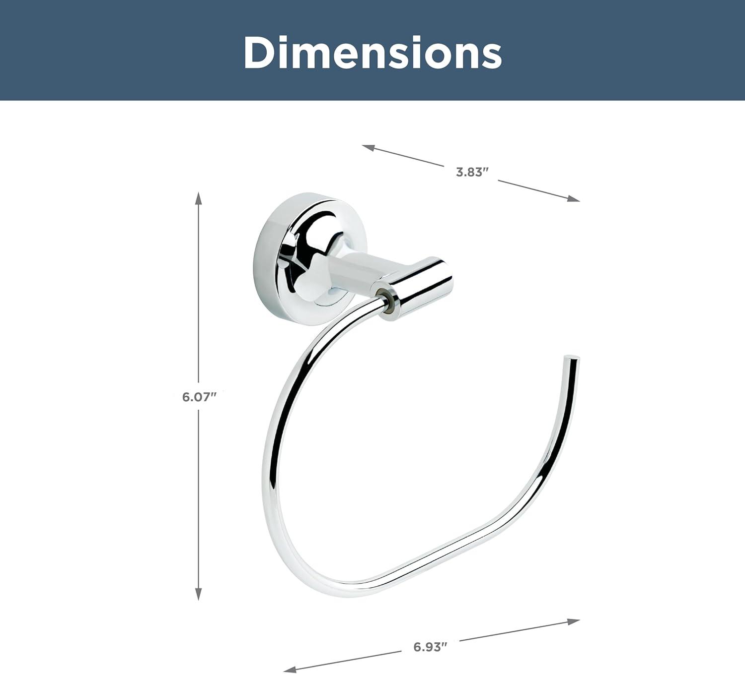Voisin Round Open Towel Ring Bath Hardware Accessory