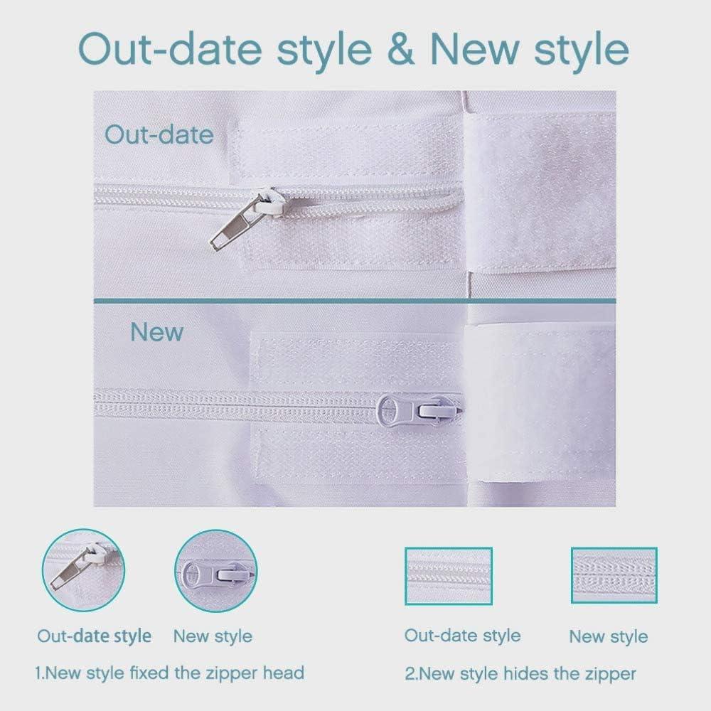 Bedecor Zippered King Mattress Protector Cover for 3"-6" Depth Mattress,Fully Encased Liquid Proof Urine Pee Protection Breathable Smooth Incontinence Pet Baby Potty Training
