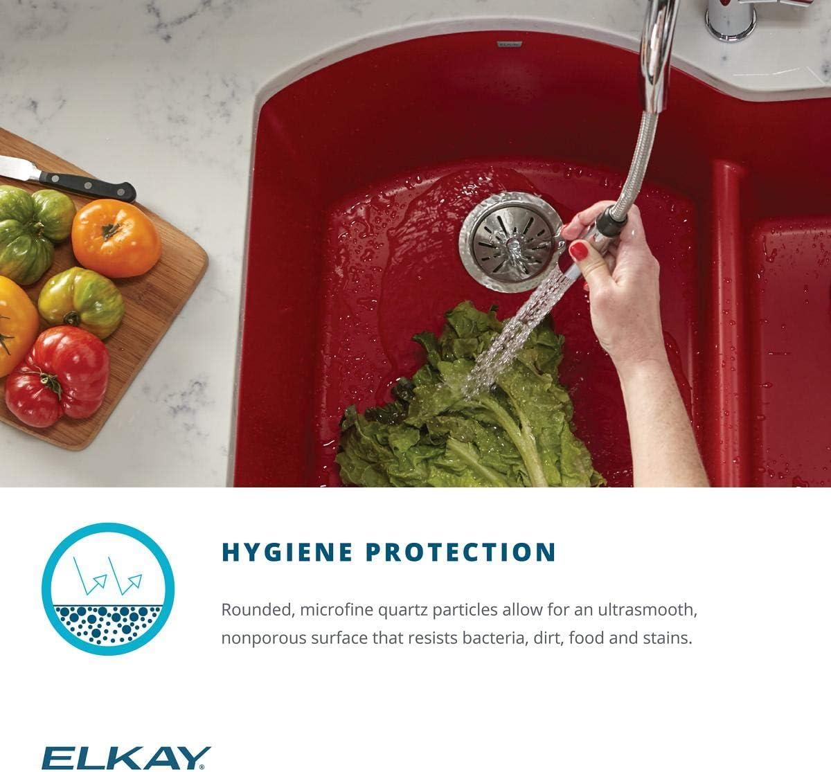 Quartz Luxe 33" L x 19" W Double Basin Undermount Kitchen Sink