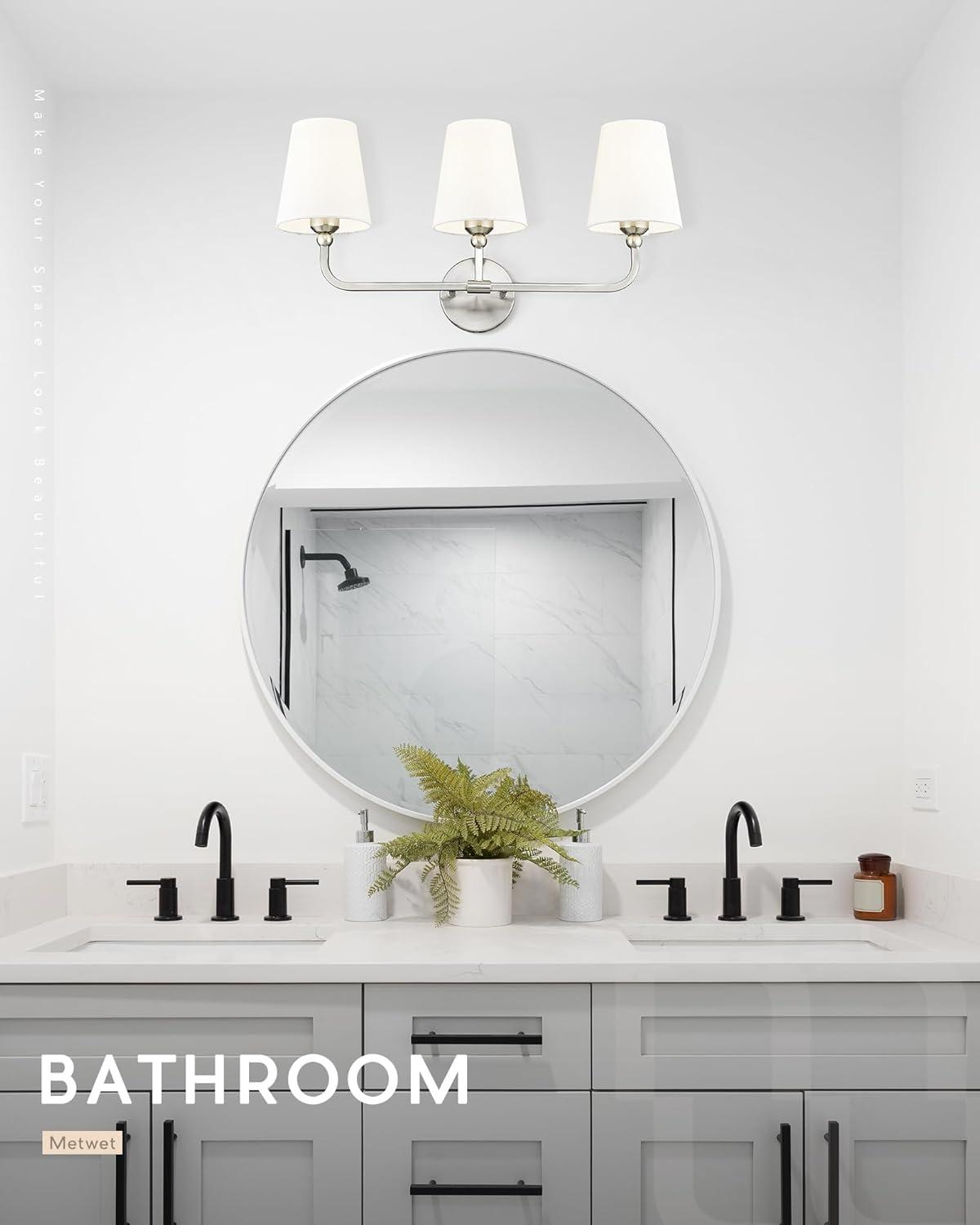 Capital Lighting - Dawson - 3 Light Transitional Bath Vanity Approved for Damp