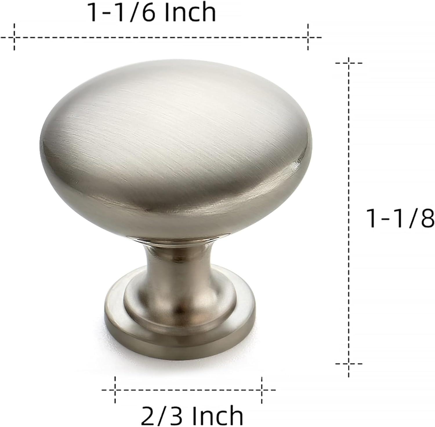 Garrett 1.19" Diameter Mushroom Knob Multipack (Set of 50)