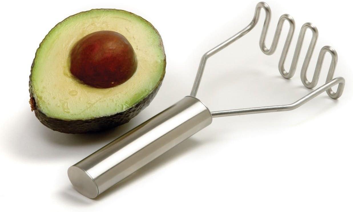 Compact Stainless Steel Avocado and Potato Masher