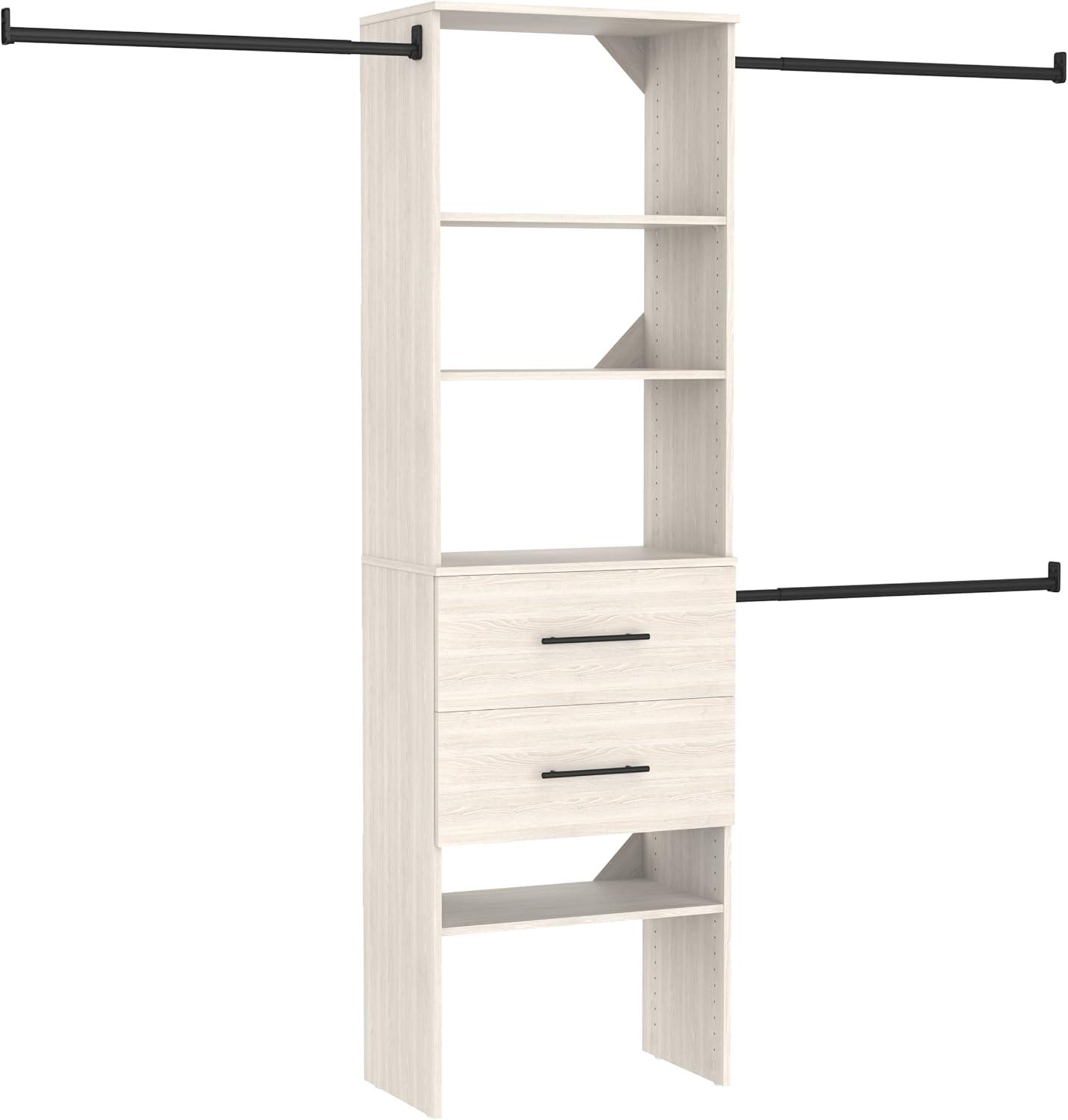 ClosetMaid SuiteSymphony 84" W -120" W Closet System Kit with Drawers
